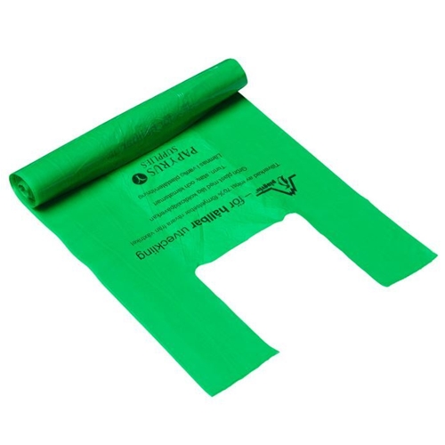 Bioloģiskā atkritumu maisiņš LLDPE – 30L 280x530mm 30my zaļš – 500 gab.