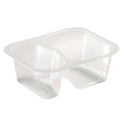 Formas SDISH PP Duniform – 138x114x53mm 2 nodalījumi caurspīdīgs – 480 gab.