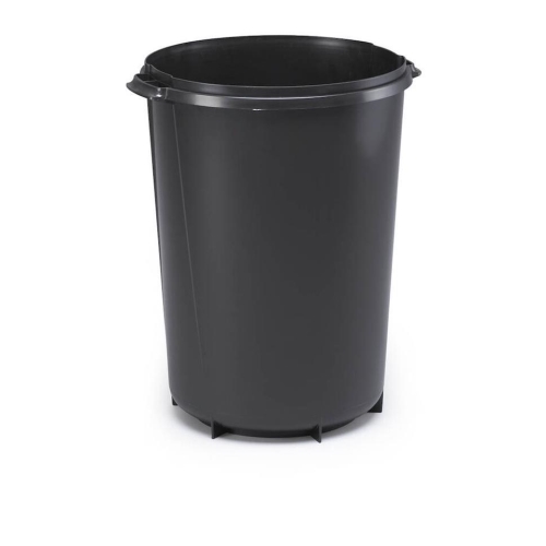 Tunna rund plast – h52cm om42,5cm svart