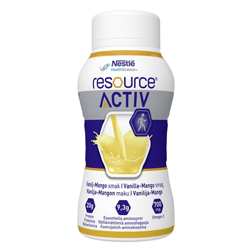 Resource Activ – 4×200 ml Vanilje-Mango – 4 stk