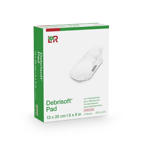 Debrideringsdyna Debrisoft – 13x20cm – 5 gab.