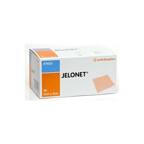 Salvkompres Jelonet – 5x5cm – 50 gab