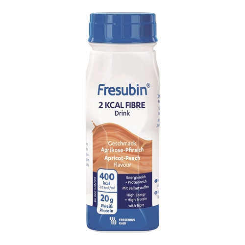 Fresubin 2 kcal fibre drik – 4x200ml abrikos fersken – 4 stk