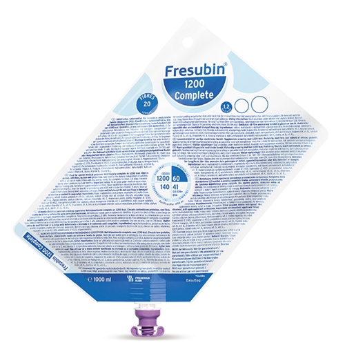 Fresubin 1200 Complete – 1000ml 1,2kcal/ml, med fiber – 8 stk