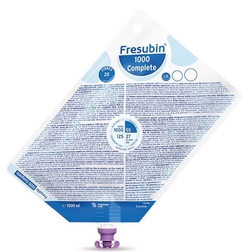 Fresubin 1000 Complete – 1000ml 1kcal/ml med fiber – 8 stk