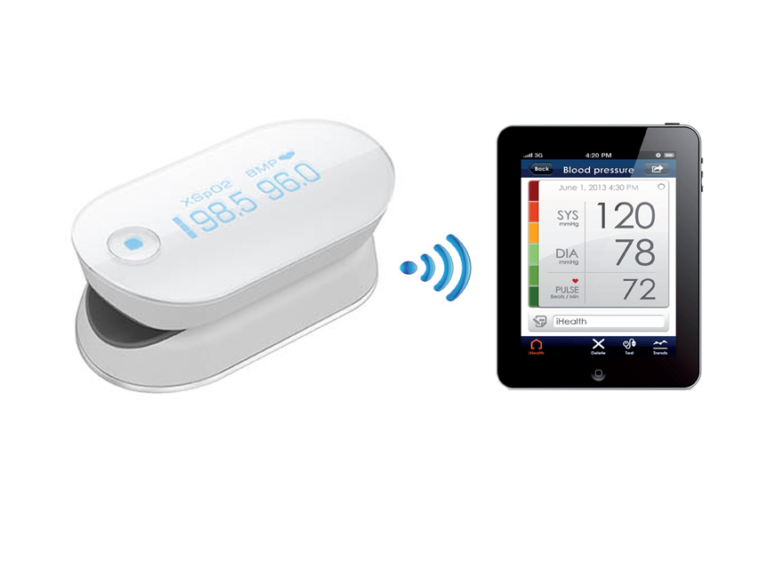 Ihealth bezvadu pulsa oksimetrs