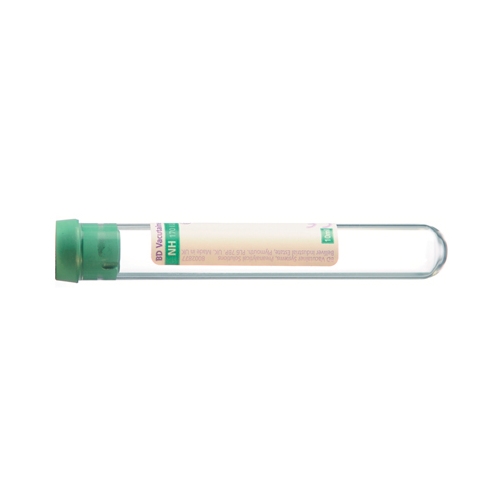 Vakuumrør BD Vacutainer glas – 10ml Na-Heparin grøn – 100 stk