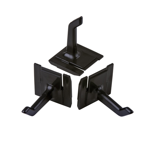 Toolflex sliedes stiprinājums – 3 gabali, melns