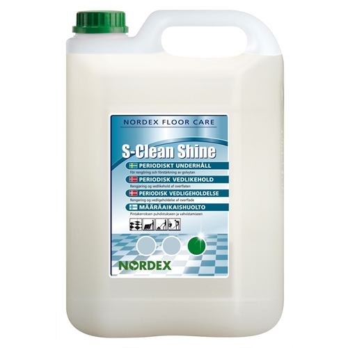 Grīdas kopšanas līdzeklis ar plēves veidošanu – 5L S-Clean Shine