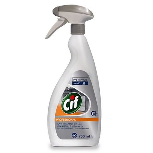 Professionaalne ahjupuhastusvahend Cif – 0,75L pH=12,5 pihustuspudel