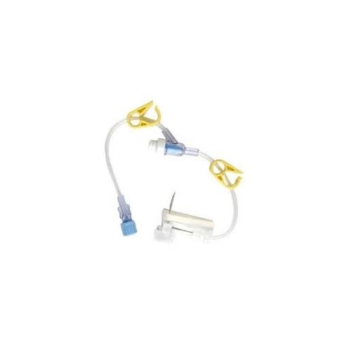 Venportskanyl SafeStep – 0,9x19mm 20G slange+Ykobling – 25 stk