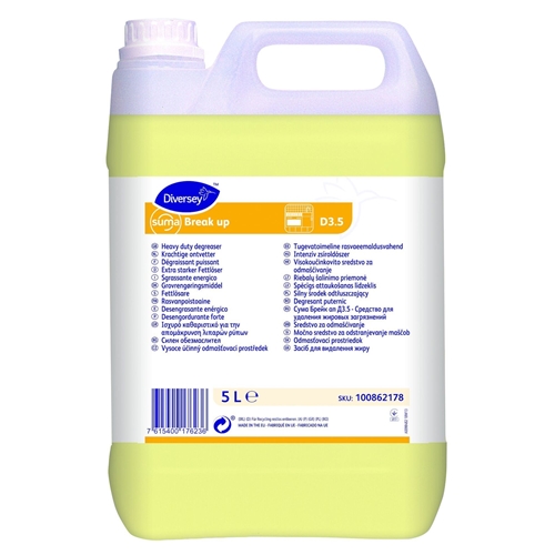 Virtuves tīrīšanas līdzeklis Suma Break Up – 5L D3,5 W1605
