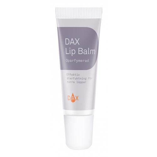 Læbepomade DAX Lip Balm – uparfumeret 10 ml tube – 50 stk