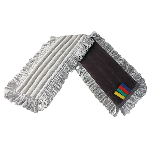 Mops mitrs/slapjš Activa Effect – 60cm pelēks/balts mikrošķiedras cilpains – 5 gab