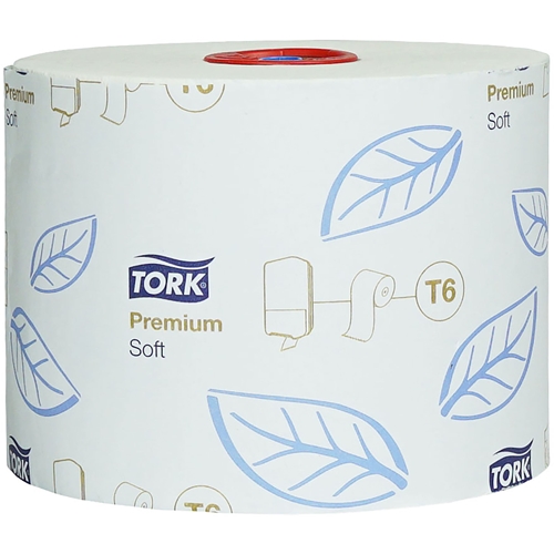 Tualettpaber 2-kihiline keskmise suurusega T6 – Tork Premium 90m 0,3kg – 27 tk