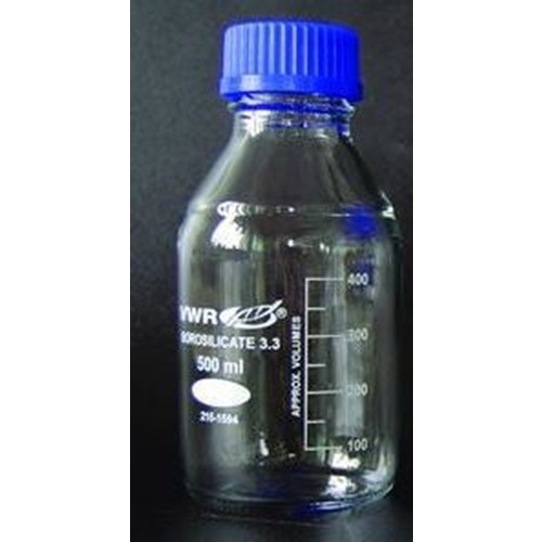 Stikla pudele ar skrūvējamu vāciņu – 500ml – 10 gab.