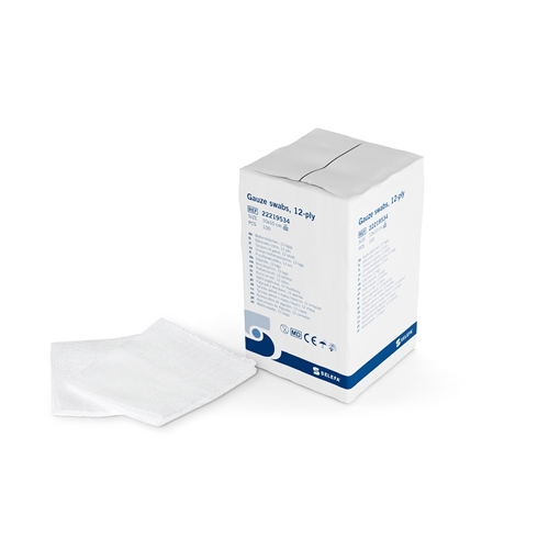 Kompress gasbind 12L Selefa – 10x10cm pose usteril – 100 stk