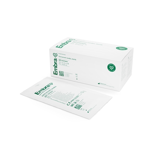 Kompress nonwoven 4L 2p Embra – 10x20cm steril – 70 st