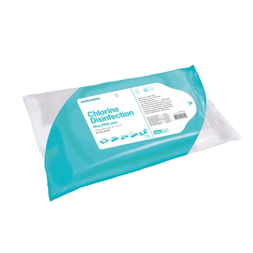 Desinfiointipyyhe Kloori – Lattiamoppi 13x45cm ilman tensidejä – 3 kpl