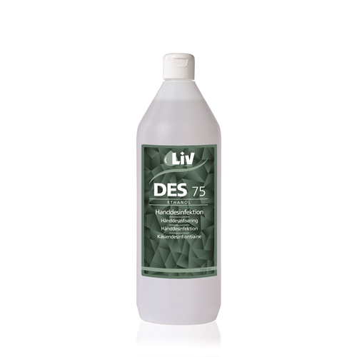 Roku dezinfekcijas līdzeklis Liv 75% – 1000 ml pudele