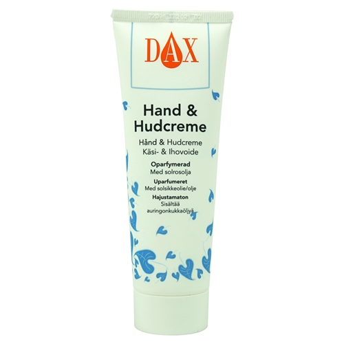 Hand och hudkräm Dax – 125ml m solrosolja oparfymerad