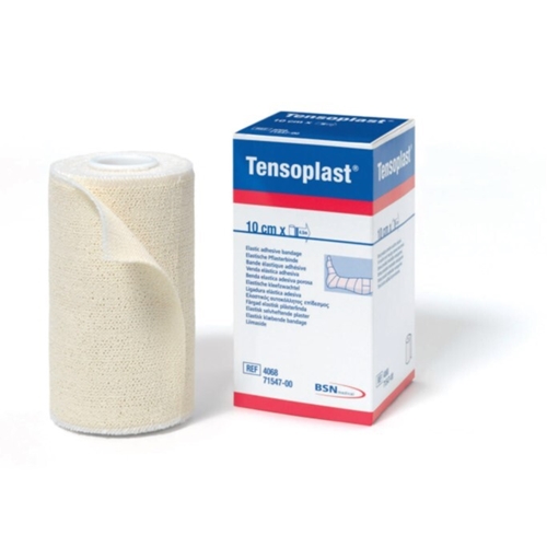 Klæbebind Tensoplast – 10cmx2,7m ustrakt elast 67% – 12 stk