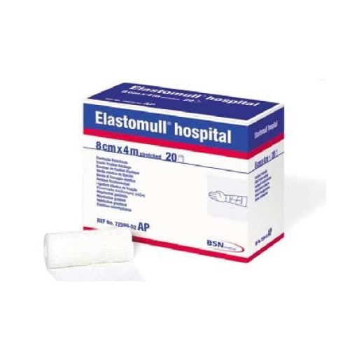 Kiinnitysside harsokangas Elastomull Hospital – 10cmx4m polyamidi/viskoosi – 20 kpl