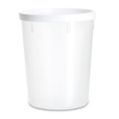 Plastmasas burka ar aizveramu vāku, nav CE – 500ml D85xH111mm PP PELD