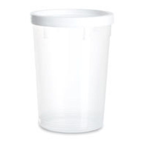 Plastmasas burka bez vāka, nav CE sertificēta – 250ml D65xH95mm PP