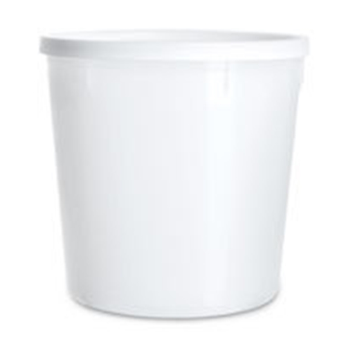 Plastmasas burka bez vāka, nav CE sertificēta – 1500ml D132xH141mm PP
