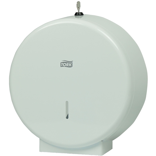Dispenser toiletpapir T1 – Tork Jumbo hvid metal