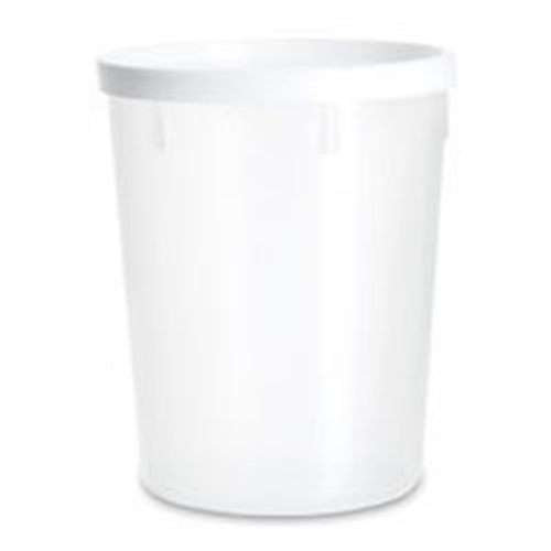 Plastmasas burka bez aizverama vāka, nav CE sertificēta – 500ml D85xH111mm PP