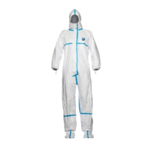 Yleiset DuPont Tyvek 600 plus – L valkoinen, hupulla ja kenkäsuojilla – 20 kpl