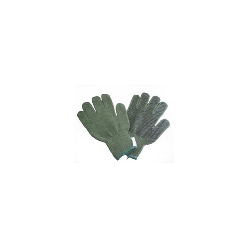 Handske arbejd med pvc-knopper