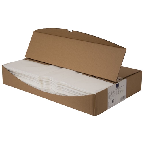 Underläggspapper brits Abena – 37x59cm vit Svanen – 1500 st