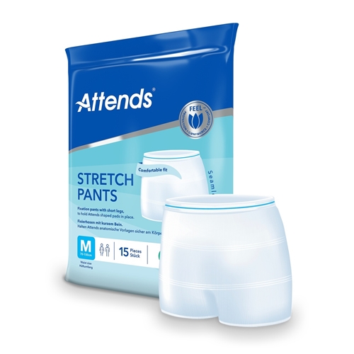 Fikseringsbuks med ben – Attends Stretch pant M – 15 stk