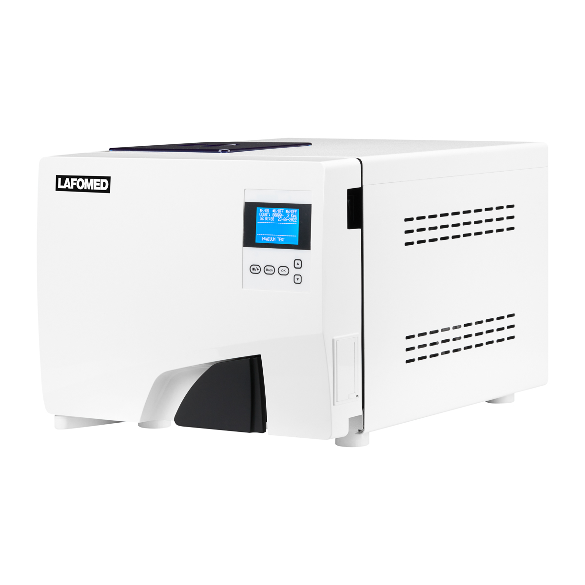Lafomed autoklāvs Premium Line LFSS12AA LCD Med 12 l, B klases medicīniskais printeris