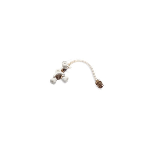 3-vejs hane Connecta – 100cm slange med injektionsport hvid – 20 stk
