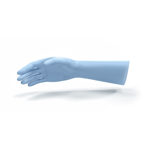 Handske us nitril Microflex – S extra lång 93-244 – 100 st
