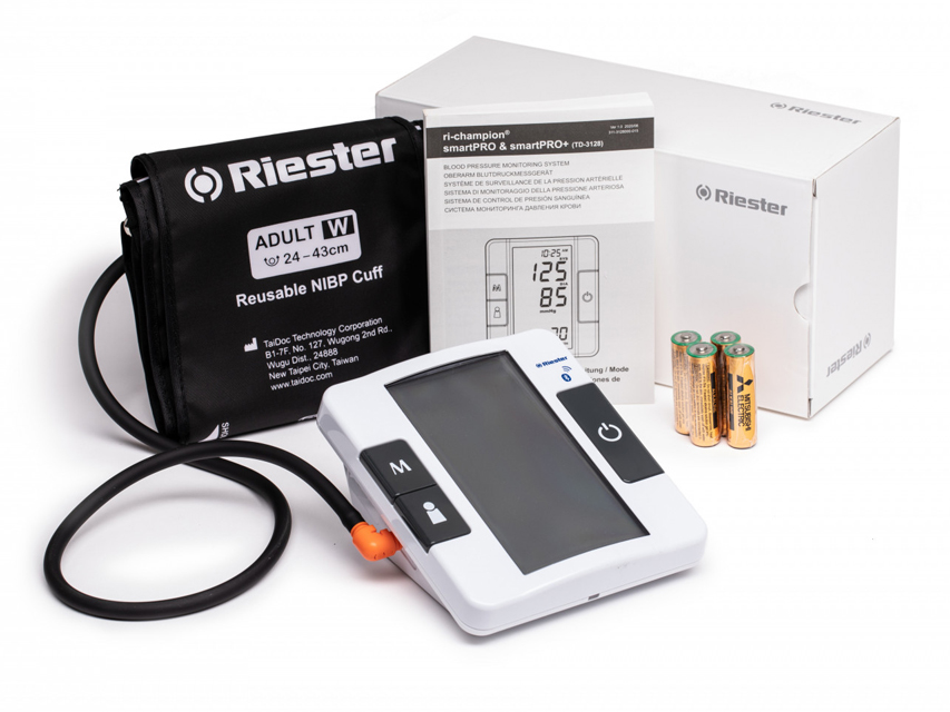Ri-Champion Smart Pro+ blodtryksmåler med Bluetooth – 1735-BT – voksenmanchet