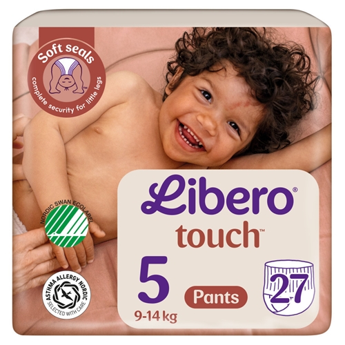 Biksīšu autiņbiksītes Libero Touch Pants – 5 9-14kg – 108 gab.