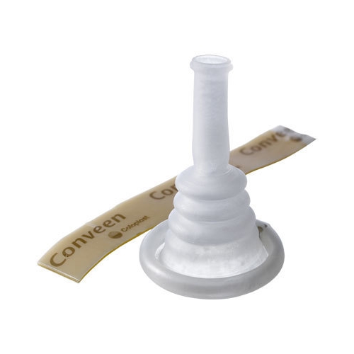 Urindroppsamlare latexfri med häftstrip – Conveen S+ O=70 D=21mm – 30 st
