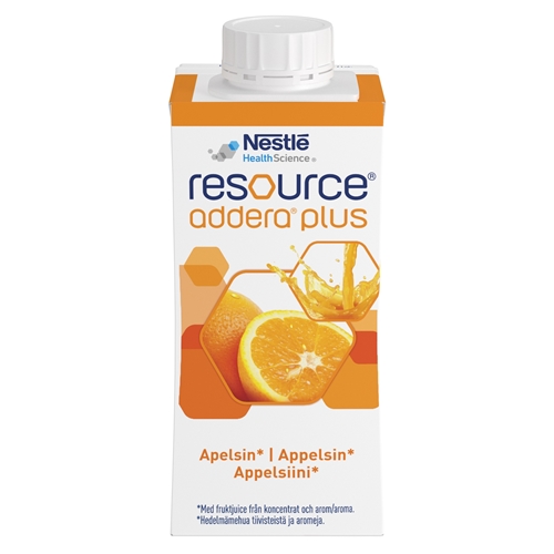 Ressource Addera Plus – 4x200ml appelsin – 4 stk