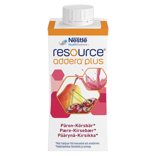 Resource Addera Plus – 4x200ml pære-kirsebær – 4 stk