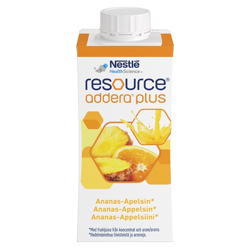 Ressource Addera Plus – 4x200ml ananas-appelsin – 4 stk