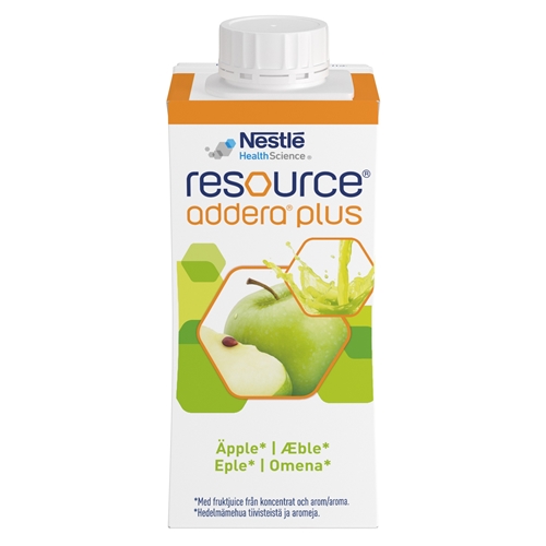 Ressource Addera Plus – 4x200ml æble – 4 stk