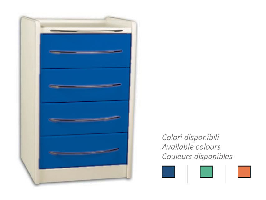 Mobilā ierīce GE416 ar 4 atvilktnēm, 49 cm – izvēles krāsa