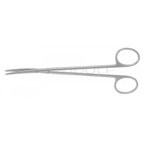 Metzenbauma-Fino šķēres, izliektas – 18 cm
