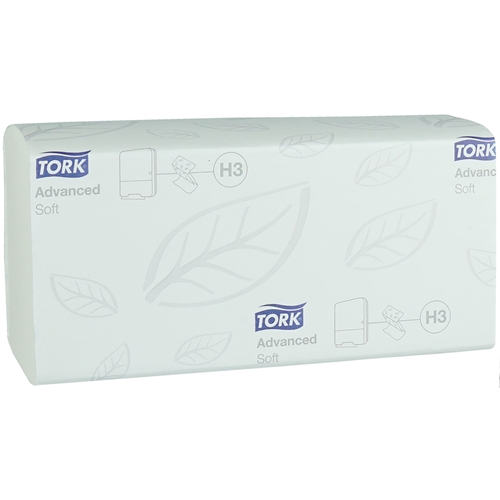 Paberist käterätik 2-kihiline Z-kokkupandav H3 – Tork Advanced 23x25cm – 3750 tk