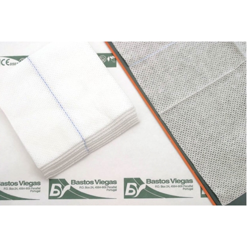 Sterils operāciju neausts materiāls ar rentgena pavedienu – 10x10cm – 2000 gab.